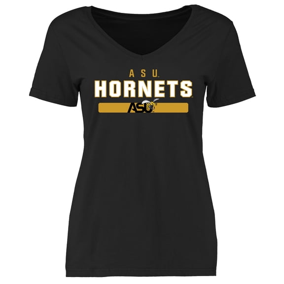 Women's Black Alabama State Hornets Team Strong T-Shirt