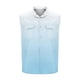 thumbnail image 4 of Camiseta sin mangas con cuello vuelto para hombre, estilo informal, a la moda, con estampado degradado, cuello vuelto, sin mangas, bolsillos, deportiva, de poliéster, 4 of 5