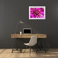 thumbnail image 3 of Grayscale 14x12 White Modern Wood Framed Museum Art Print Titled - Pink Cluster IV, 3 of 4