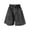 AA-Grey707, variant on Women's High Waist Denim Shorts Wide Leg Pleated Bottoms Stretchy Casual Weekend Shorts Blue