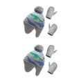 thumbnail image 4 of Jumpingount Sombrero Guantes Kit orejeras Manoplas para niños cómodo Accesorios de invierno gris azul verde M 2-3, 4 of 6