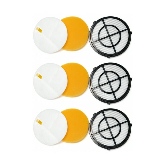 Nispira 16881 16871 HEPA Pet Hair Filter for Bissell Upright Vacuum Cleaner Model 1650 Series, 1650A, 1608861, 1608860, 1650C, 16507, 16502, 1650W, 1650R, 1650P, 16508 3 Pack