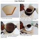 thumbnail image 5 of Material De Pulpa De Madera Sin Sabor Papel De Filtro, Filtros De Café, Máquinas De Café Americanas Todas Las Tazas De Filtro Cónicas Para Tazas De Café Tazas De Filtro De, 5 of 8
