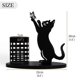 thumbnail image 4 of Cat Pencil Holder for Desk Organizer Pen Holder for Bedroom/Office, Metal Cut Home Decor for Table Centerpiece A, 4 of 5