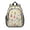 Princess and Flower, variant on Princess and Ballerina Pink Pattern Backpack for School, Cute School Bag with Adjustable Shoulder Straps and Padded Back, 15"x11.42"x5.5"