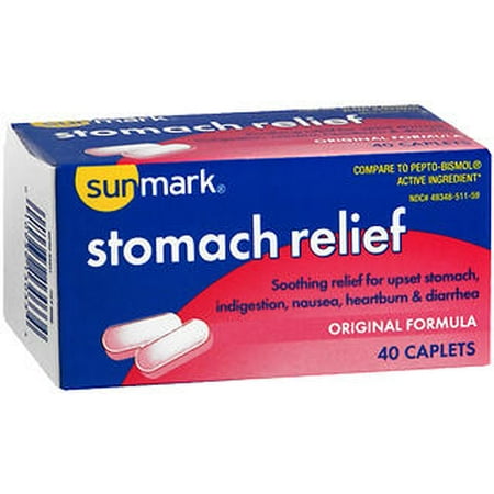 Original Caplets - Sunmark Stomach Relief Caplets Original 40 ct
