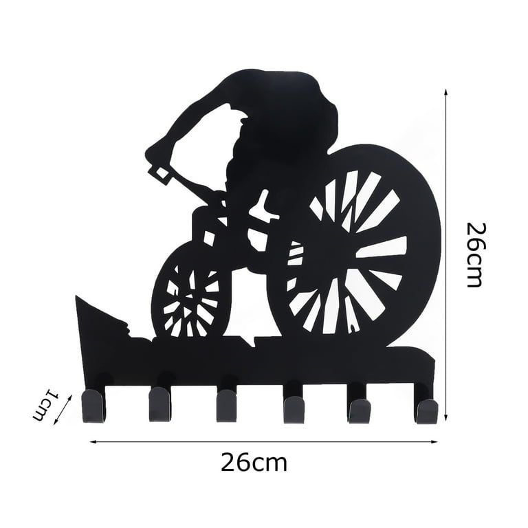 Mountain Bike Gear Rack Metal Wall Decor Mountain Biking Wall Art Bicycle Art Ornament Vintage Ornament Set Vintage Christmas Ornament Target Ornament Strength Ornament Special Christmas Ornament Wal...