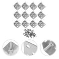 thumbnail image 3 of Miangastore Homeowners Fixing Brackets Stainless Steel 12Pcs 1.4X1.1X1.1In, 3 of 9