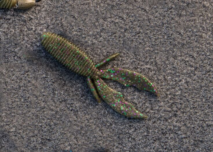 Berkley PowerBait® MaxScent Creature Hawg, 4 in, Creatures, Rusty Craw (8 Count)