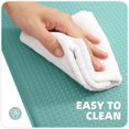 thumbnail image 3 of Color & Geometry Kitchen Rugs, Kitchen Runner Rug Kitchen Floor Mat, Cushioned AntiIGUOHAO Fatigue Kitchen Mat, Non Skid Waterproof Comfort Standing Kitchen Rugs and Mats, 17"x59", Teal, 3 of 7