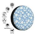 thumbnail image 4 of Balery Daisies Flowers Cubiertas para Neumáticos - Protector Resistente para Neumáticos de Camioneta, SUV, Remolque, Camper y RV-16 inch, 4 of 6
