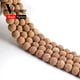 thumbnail image 4 of Cuentas espaciadoras de piedra de jaspe de madera pulida y opaca natural para hacer joyas, collares y pulseras, cuentas redondas mate de 4 mm a 12 mm, 15", 4 of 5