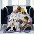 thumbnail image 4 of Personalised Blanket,Custom Blanket with Words Picture Collage Customized Blankets, Birthday Souvenir Gifts Personalized Throw Blanket for Father, Mom, Kids, Dogs, Friends or Lover 31" X 47", 4 of 6