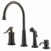 Pfister Ashfield High Arc Kitchen Faucet with Sidespray, Available in Various Colors
