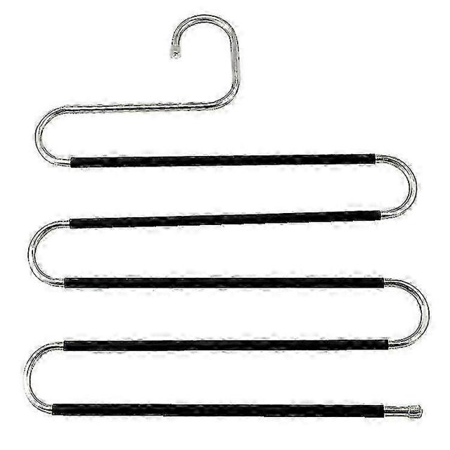 2025 Stainless Steel S-type Trouser Hangers - Space Saving & Non-slip for Jeans, Towels & Scarfs