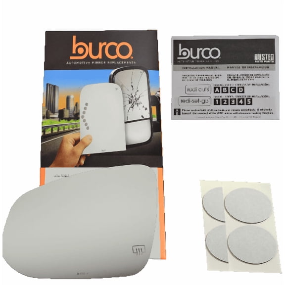 Fits 14-20 4Runner Left Driver Side Heated Mirror Glass Lens W/Silicone