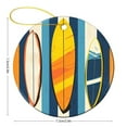 thumbnail image 2 of Christmas Ornament Colorful Cartoon-style Surfboard Christmas Bauble Surfboard Decor Christmas Tree Decoration Indoor Outdoor Yard Housewarming Gift, 2 of 5