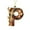 P, variant on 26 Letters Jesus Pendant Christmas Tree Decoration Personalized Ornament DIY Decor Holiday Hanging with Christmas Symbols for Home Office home