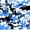 Steel Blue, variant on Manfei Rustic Camouflage Shower Curtain 72Wx72L, Contemporary Art Camo Shower Curtain 72Wx72L, Olive Green