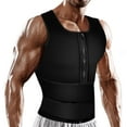 thumbnail image 1 of Lilvigor Men's Sweat Sauna Vest for Waist Trainer Zipper Neoprene Tank Adjustable With Two belts Suana Workout Zipper Suit, 1 of 7