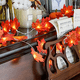 thumbnail image 4 of Guirnalda de luces de hojas de arce otoñales, luces de cadena impermeables para decoración de Halloween y Acción de Gracias, 4 of 5