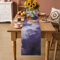 thumbnail image 2 of Purple Ombre Clouds Table Runner 90 Inches, Modern Abstract Art Gradient Cloud Bed Runner Dresser Scarves Tabletop for Indoor Outdoor Parties/Ceremony/Banquet, 13" x 90", 2 of 9