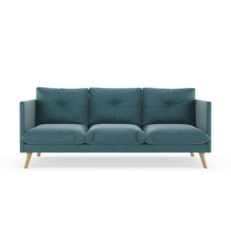 Holly Sofa Mod Velvet Steel Blue