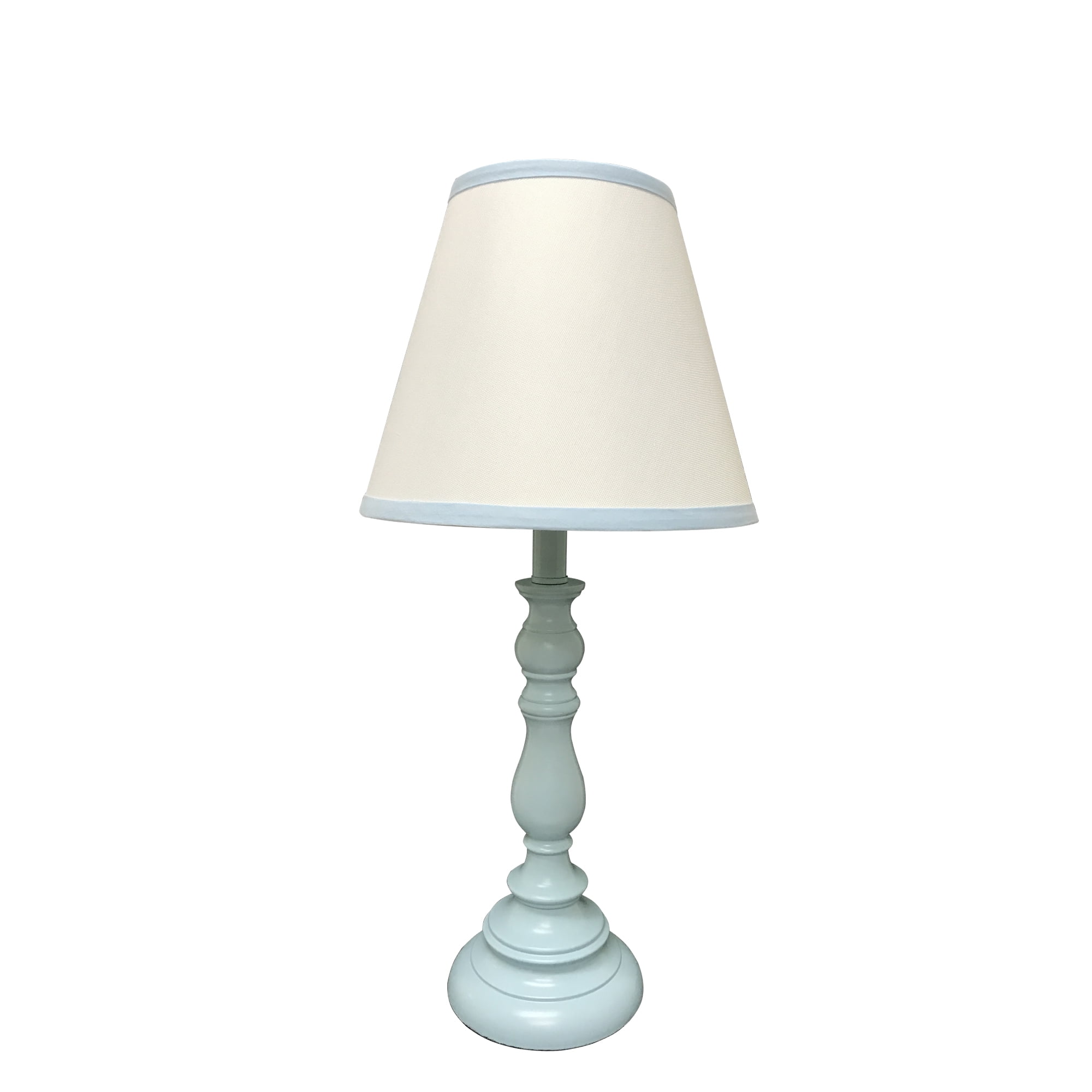Kids Table Lamp Table Lamp Matching Base and Shade, Light Blue (with