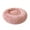 Pink:L:diameter 60cm, variant on JLFNYA Calming Dog Bed,Plush Anti-Anxiety Donut Dog Bed for Small Medium Large Dogs,Warming Cozy Soft Cute Round Washable,Marshmallow Cuddler Nest Pet Bed