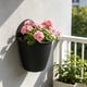 thumbnail image 5 of Maceta colgante de pared para uso interior y exterior con orificios de drenaje,soporte de plástico para balcón,terraza y decoración de pared de jardín., 5 of 6