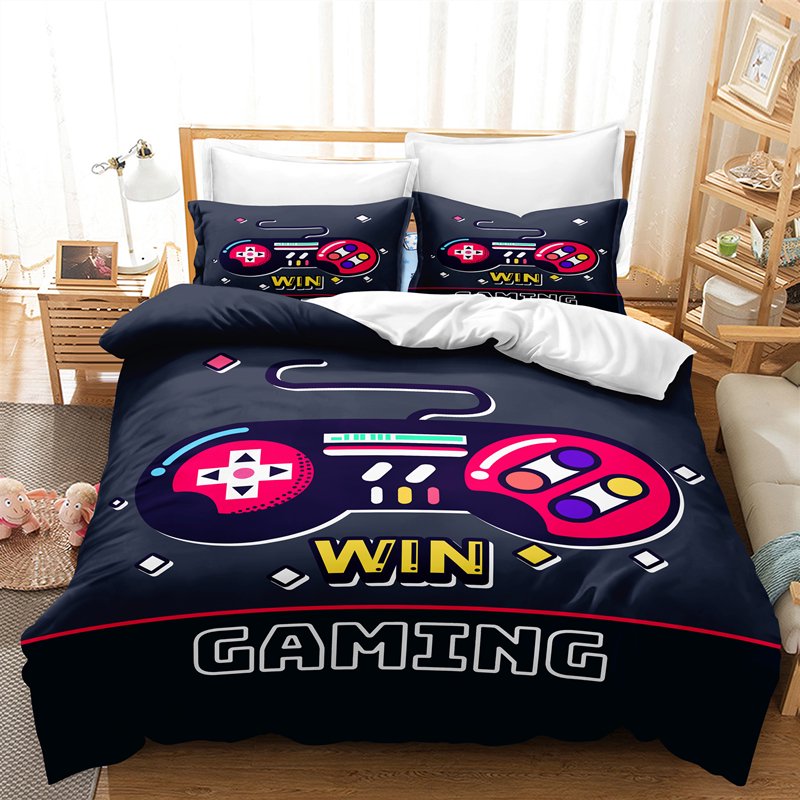 Gamer Duvet Cover for Boys,Gaming Comforter Cover Full,Cool Games ...