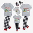 thumbnail image 3 of Pijamas familiares navideños a juego, conjuntos de pijamas grises con gafas de sol, Navidad en julio, 3 of 4