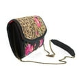 thumbnail image 3 of FLOWERS GONE WILD Leopard Animal Flower Bag Handbag Beaded New, 3 of 4
