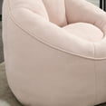 thumbnail image 4 of PORKISS Oversized Bean Bag Chair with Ottoman, Memory Foam Super Soft Lazy Couch for Adults Teens Kids, Microfiber Pink, 4 of 12