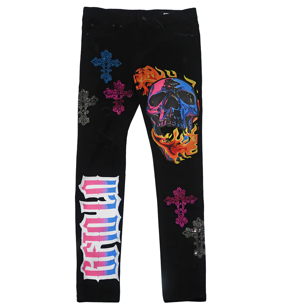 【dydoshop】God SENT L JEANS God SENT METAL JEANS | dydoshop