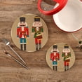 thumbnail image 2 of SKYSONIC Grunge Nutcrackers Pot Holders Trivets, 2 Pcs Heat Resistant Trivets,Vintage Style Cotton Thread Weave Mats for Hot Pads Pans Pot Bowl Teapot for Kitchen Decor, 2 of 7