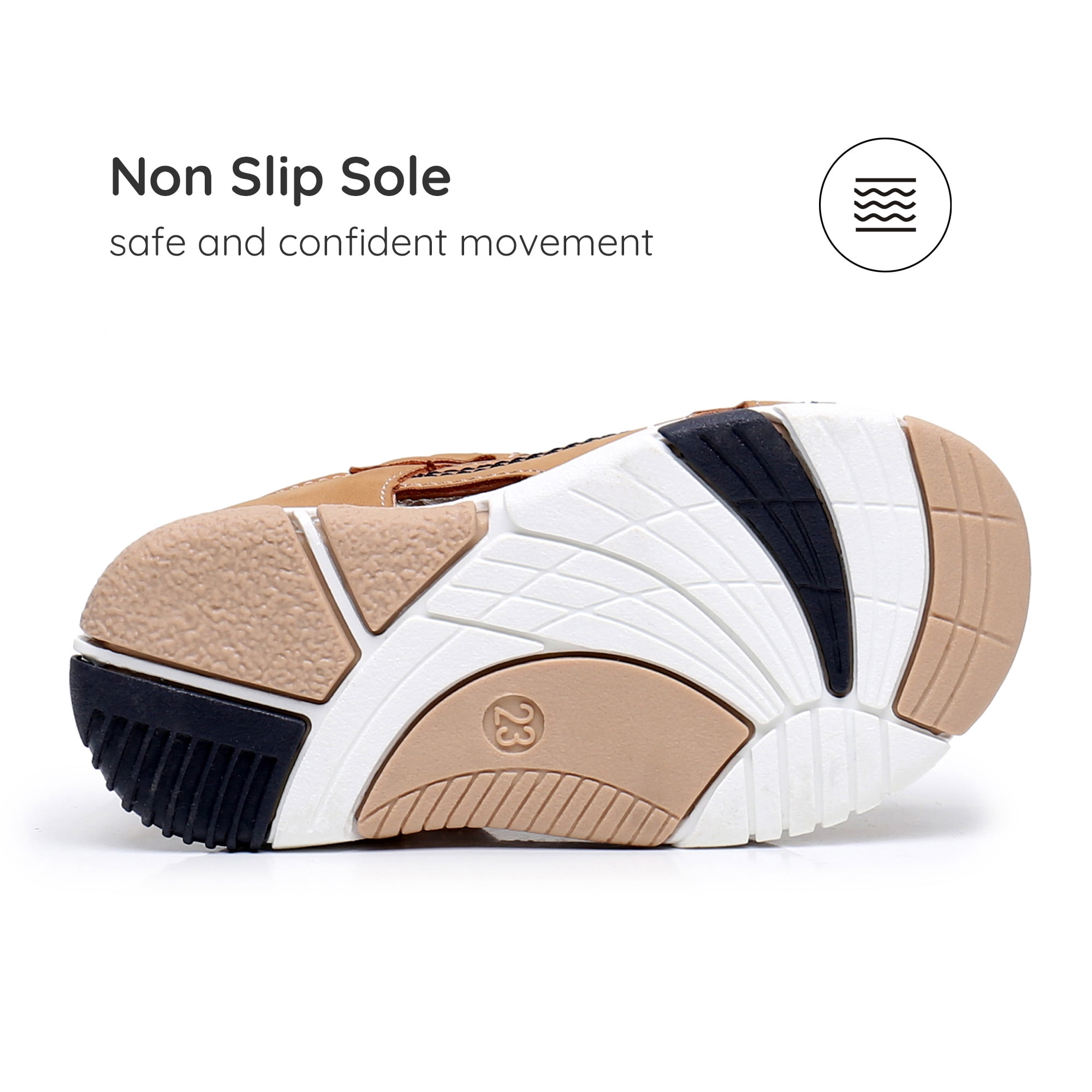 Toddler Boys Sandals Closed Toe Summer Shoes For Toddler with Arch Support Outdoor(Color : camel, Size : 6 Toddler)
