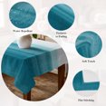 thumbnail image 5 of Turquoise White Ombre Table Cloth Waterproof Tablecloths, Modern Country Abstract Stripes Tablecloth Dining Table Cover for Kitchen Party Tabletop Outdoor, Rectangle Tablecloth 60x120 Inch, 5 of 9