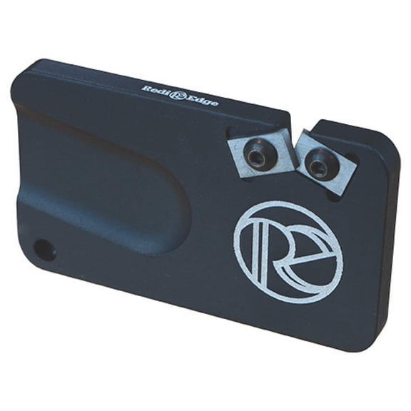 REDI-EDGE/KLAWHORN IND REPS201BL Pocket Knife Sharpener Duromite Carbide Black with Nylon Sheath