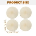 thumbnail image 2 of Miangastore 50 Pcs Demi-Perles Rondes en Bois Non Finies pour Bricolage, 2 of 8