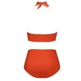 thumbnail image 7 of Women's Solid Swimsuit Swimsuits Two Piece Plus Size Bathing Suits for Teens, 7 of 7