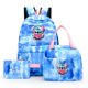 thumbnail image 1 of 3pcs Lilo Stitch Colorful Backpack with Lunch Bag Rucksack Casual School Bags for Women Student Teenagers Sets, 1 of 4