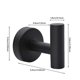 thumbnail image 2 of 2pcs Bathroom Towel Hook Matte Black Coat Hooks Wall Mount Heavy Duty Wall Hooks Door Hanger 304 Stainless Steel Waterproof Rust Proof, 2 of 5
