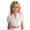 4-White, variant on Girls Crop Blouse German Dirndl Shirt Bavarian Oktoberfest Costume Breathable Flutter Sleeve Collar Tops White 7-8 Years