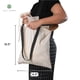 thumbnail image 4 of Bolsas reutilizables de algodón Salt Earth, paquete a granel, color negro natural, 4 of 6