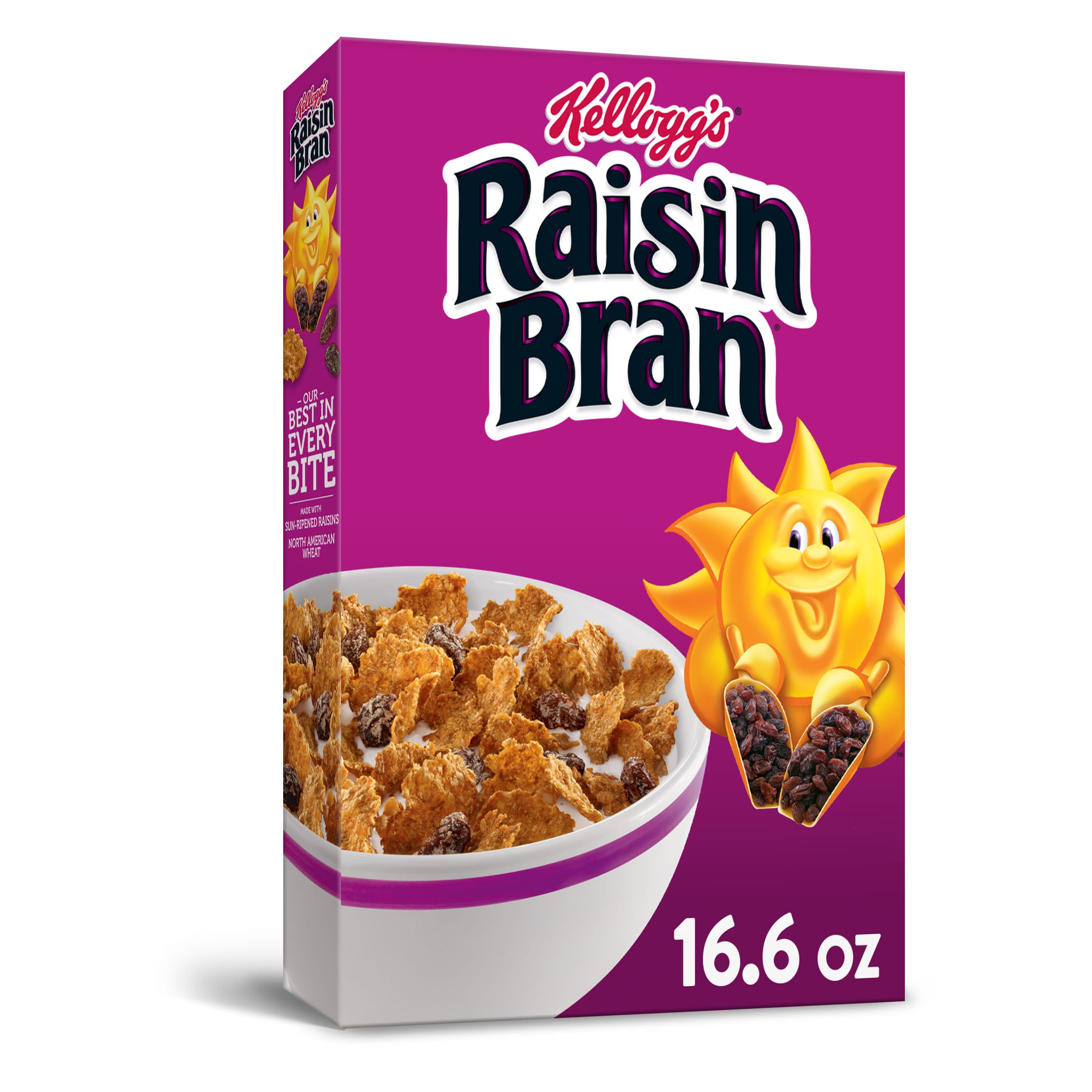 Kellogg #39 s Raisin Bran Breakfast Cereal Original 16 6 Oz Walmart Kellogg #39 s Raisin Bran Breakfast Cereal Original 16 6 Oz Walmart