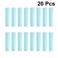 thumbnail image 6 of Floral Water Tubes with Blue Plastic Caps for Fresh Flowers and Arrangements 20 Pieces 4 1x1 8cm, 6 of 6