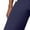 Blue, variant on Fengqque Women's Wide Leg Pants Elastic Waisted High Waist Button Business Work Trousers Long Straight Suit Pants Blue 10(XL)