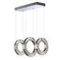 thumbnail image 6 of ET2 E30563-20PC 12 in. Charm LED Linear Pendant Ceiling Light, Polished Chrome, 6 of 8