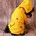 Shulemin Pet Rain Jacket Striped Inside Rainproof Fashion Pet Dogs
